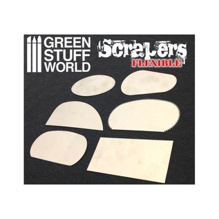 Green Stuff World Flexible Edelstahl-Spachteln (6-teilig)