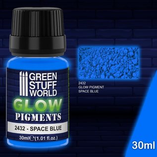 Green Stuff World Lumineszierendes Pigmentpulver "Space Blue" - Glow in the Dark Pigment