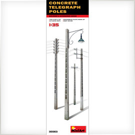 MiniArt MiniArt - Concrete Telegraph Poles - Beton-Telegrafen-Masten - 1:35