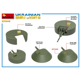 MiniArt Ukrainian BMR-1 w/KMT-9 - 1:35