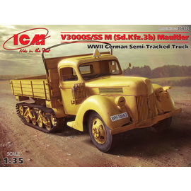 ICM ICM - V3000S/SS M (Sd.Kfz.3b) Maultier WWII German Semi-Tracked Truck - 1:35