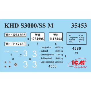 ICM KHD S3000 / SSM "Maultier" - 1:35