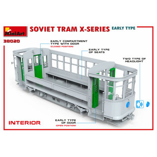 MiniArt Soviet Tram X-Series - Early type - 1:35