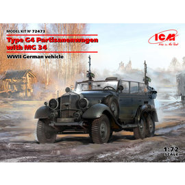 ICM ICM - Type G4 Partisanenwagen with MG 34 WWII German vehicle - 1:72