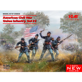 ICM ICM - American Civil War Union Infantry. Set #2 - 1:35