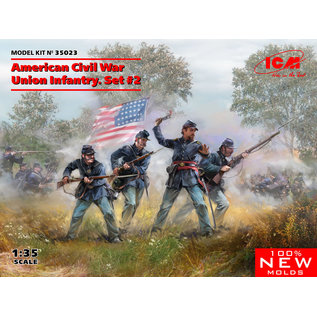 ICM American Civil War Union Infantry. Set #2 - 1:35