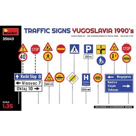 MiniArt MiniArt - Traffic Signs - Yugoslavia 1990´s - 1:35