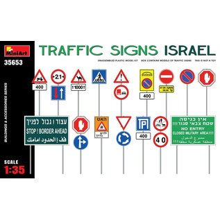 MiniArt Traffic Signs - Israel - 1:35