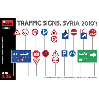 MiniArt Traffic Signs - Syria 2010's - 1:35