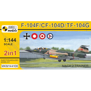 Mark I. Lockheed F-104F/CF-104D/TF-104G "Mach 2 Trainer" - 1:144