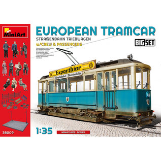 MiniArt European Tramcar (Straßenbahn Triebwagen 641) w/Crew - 1:35