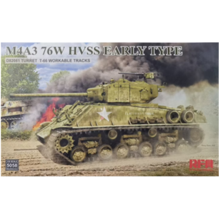 Ryefield Model M4A3 76W Sherman HVSS Early Type - 1:35