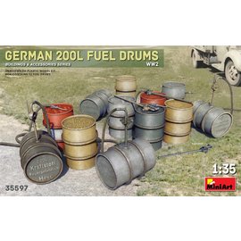 MiniArt MiniArt - German 200L Fuel Drums WWII - 1:35