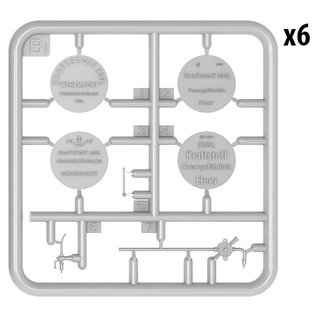 MiniArt German 200L Fuel Drums WWII - 1:35
