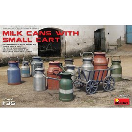 MiniArt MiniArt - Milk Cans with small Cart - 1:35