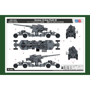 HobbyBoss German 12.8cm FlaK 40 - 1:35