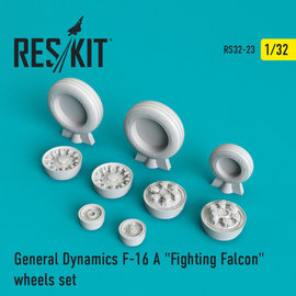 RESKIT RESKIT - F-16 A Fighting Falcon Wheels Set - 1:32