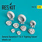 RESKIT F-16 A Fighting Falcon Wheels Set - 1:32