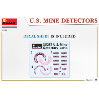 MiniArt U.S. Mine Detectors - 1:35