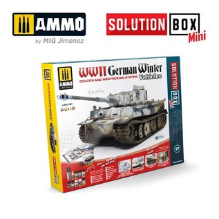 AMMO by MIG Solution Box Mini - How to paint WWII German winter vehicles
