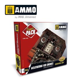 AMMO by MIG AMMO - Super Pack Weathering for Engines