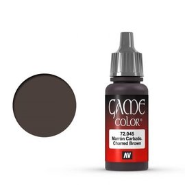 Vallejo Vallejo - Game Color - 045 Charred Brown, 17ml