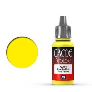 Vallejo Game Color - 103 Fluorescent Yellow, 17ml