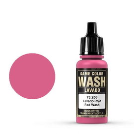 Vallejo Vallejo - Game Color Wash - 206 Red Wash, 17ml