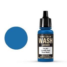 Vallejo Vallejo - Game Color Wash - 207 Blue Wash, 17ml
