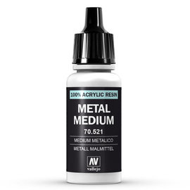 Vallejo Vallejo - Metal Medium / Metall-Effektgeber, 17ml