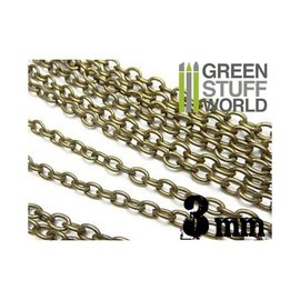 Green Stuff World Green Stuff World - Bronze-Kette 3,0mm / Bronce chain 3.0mm