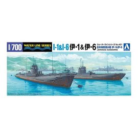 Aoshima Aoshima - jap. U-Boote I-1 & I-6 - Waterline No. 431 - 1:700