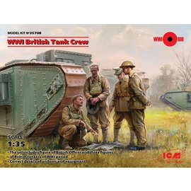 ICM ICM - WWI British Tank Crew - 4 figures - 1:35