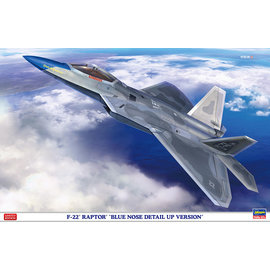 Hasegawa Hasegawa - Lockheed Martin F-22A Raptor "Blue Nose Detail Up Version" - Limited Edition - 1:48