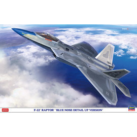 Hasegawa Hasegawa - Lockheed Martin F-22A Raptor "Blue Nose Detail Up Version" - Limited Edition - 1:48