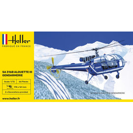 Heller Heller - Sud Aviation Alouette III Gendarmerie - 1:72