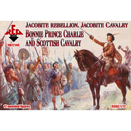 The Red Box The Red Box - Jacobite Rebellion. Jacobite Cavalry. Bonnie Prince Charlie and Scottish Cavalry - 1:72