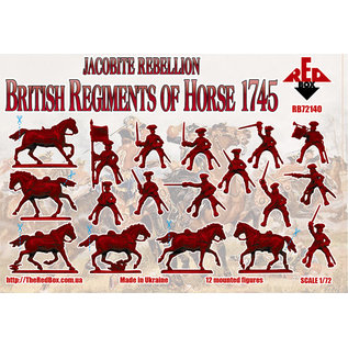 The Red Box Jacobite Rebellion. British Regiments of Horse 1745 - 1:72