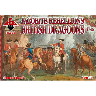 The Red Box Jacobite Rebellion. British dragoons 1745 - 1:72