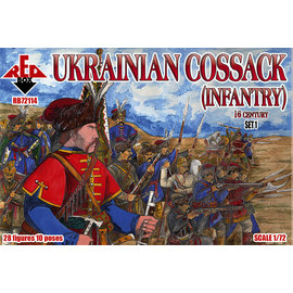 The Red Box The Red Box - Ukrainian cossack infantry. 16 cent. Set 1 - 1:72