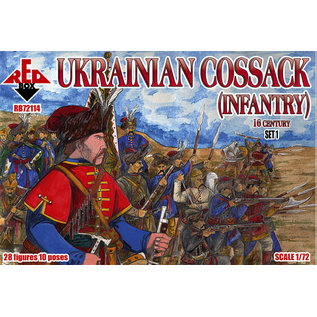 The Red Box Ukrainian cossack infantry. 16 cent. Set 1 - 1:72