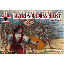 The Red Box The Red Box - Italian Infantry. 16 cent. Set 1 - 1:72