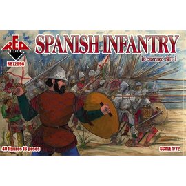 The Red Box The Red Box - Spanish Infantry. 16 cent. Set 1 - 1:72