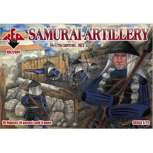 The Red Box Samurai Artillery 16-17th cent. Set 2 - 1:72