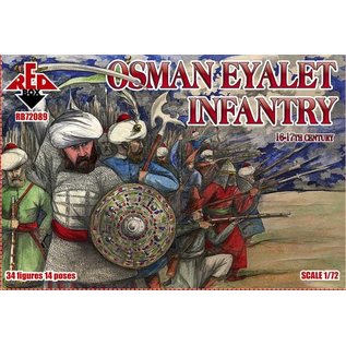 The Red Box Osman Eyalet Infantry 16-17 century - 1:72