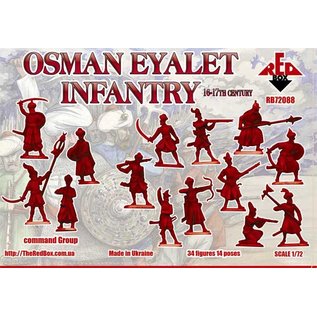 The Red Box Osman Eyalet Infantry 16-17 century - 1:72