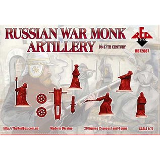 The Red Box Russian War Monk Artillery 16-17 century - 1:72