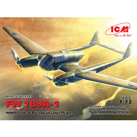 ICM ICM - Focke-Wulf Fw 189A-1 WWII German Reconnaissance Plane - 1:72