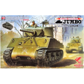 Asuka Model Asuka Model - U.S. Medium Tank M4A3E2 Sheman “Jumbo” - Limited Edition - 1:35