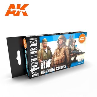 AK Interactive 3rd Gen. Acryl. Set "IDF Uniform Colors"